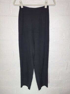 Citron Women's XS Silk Pants Pull On Black